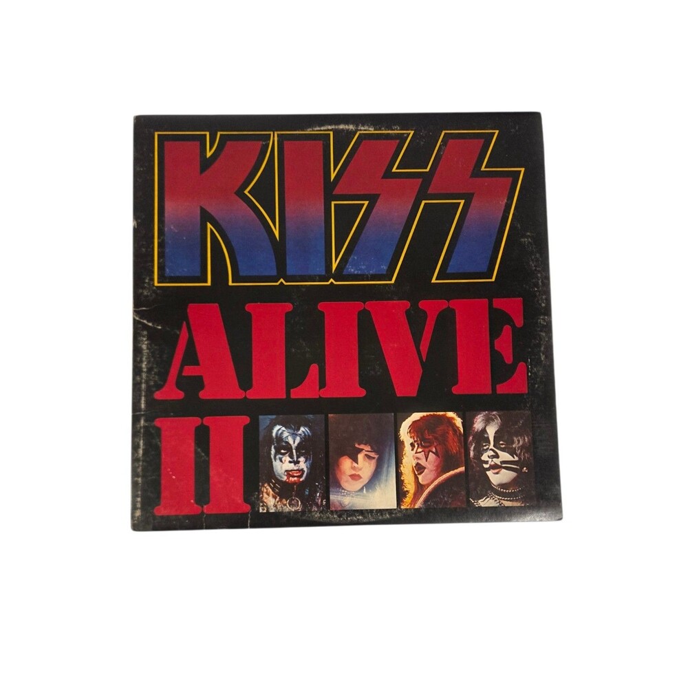 KISS Alive II LP 1977 US Original Casablanca‎ NBLP-7076 Sterling Kendun VG/VG+